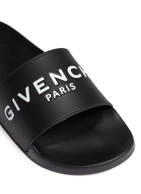 givenchy rubber slides replica|Slide flat sandals in rubber .